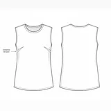 Molde Digital Blusa Simples — Grazyela Couto